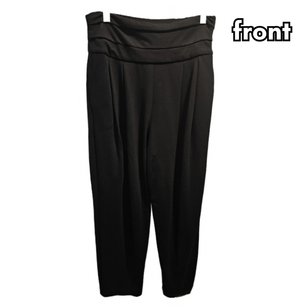 INC International Concepts Relax Fit Slacks with Pockets Size Small in Black